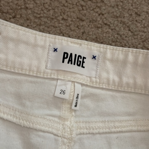 PAIGE White Denim Skirt size 26 - Picture 2 of 6